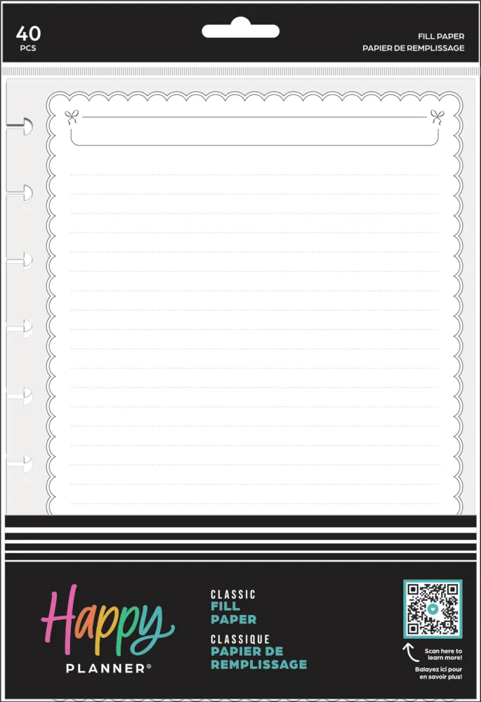 Happy Planner Sweet & Simple papier recharge Classic pointillé