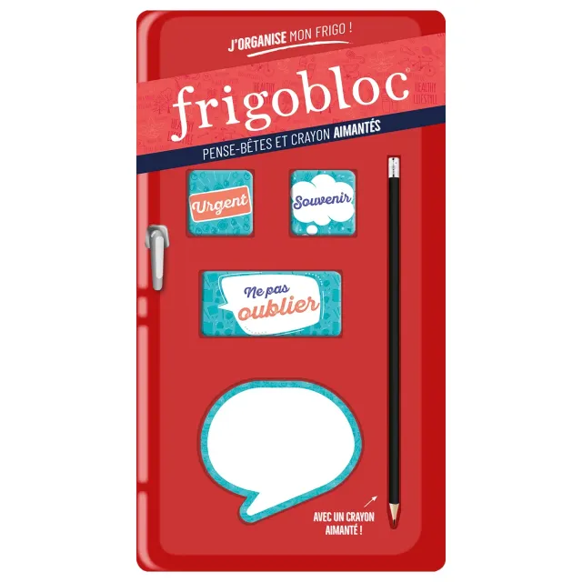 Frigobloc Pense-bêtes et crayon aimanté bloc mémo frigo