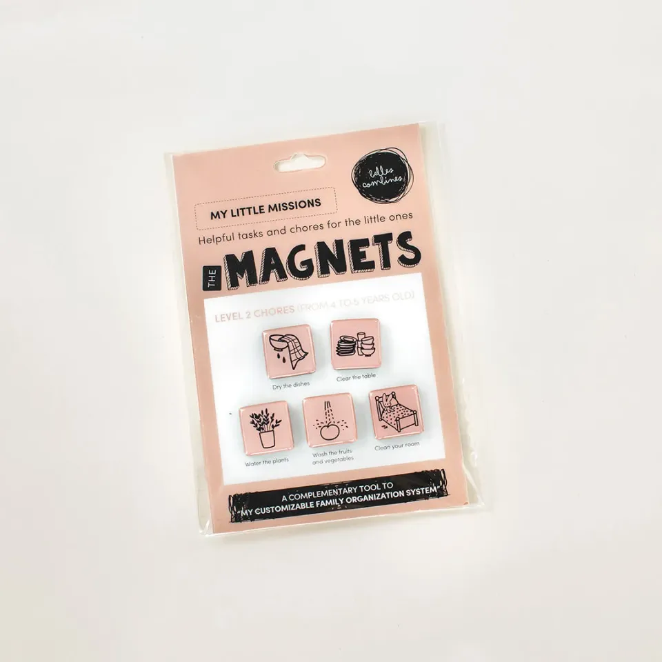 Les Belles Combines Magnétos Tâches niveau 2 aimants 4-5 ans x5 anglais