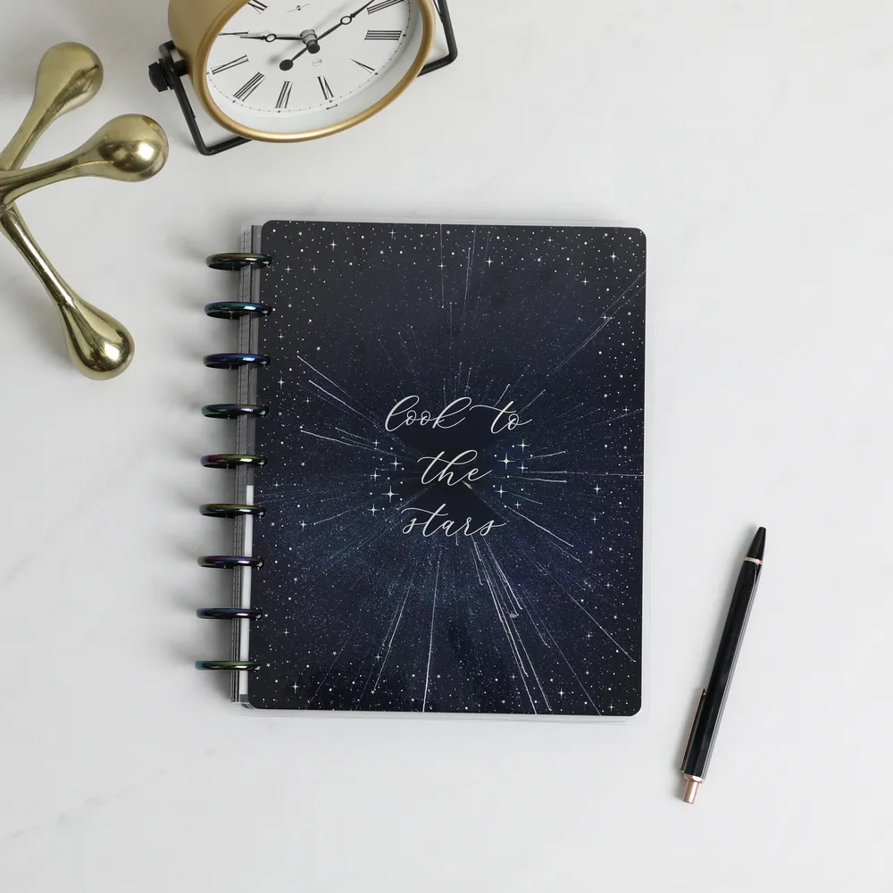 Happy Planner Look to Stars agenda classic vertical 12 mois