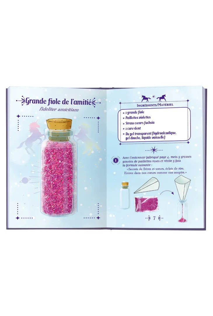 Frigobloc Licornes de rêve fioles magiques coffret