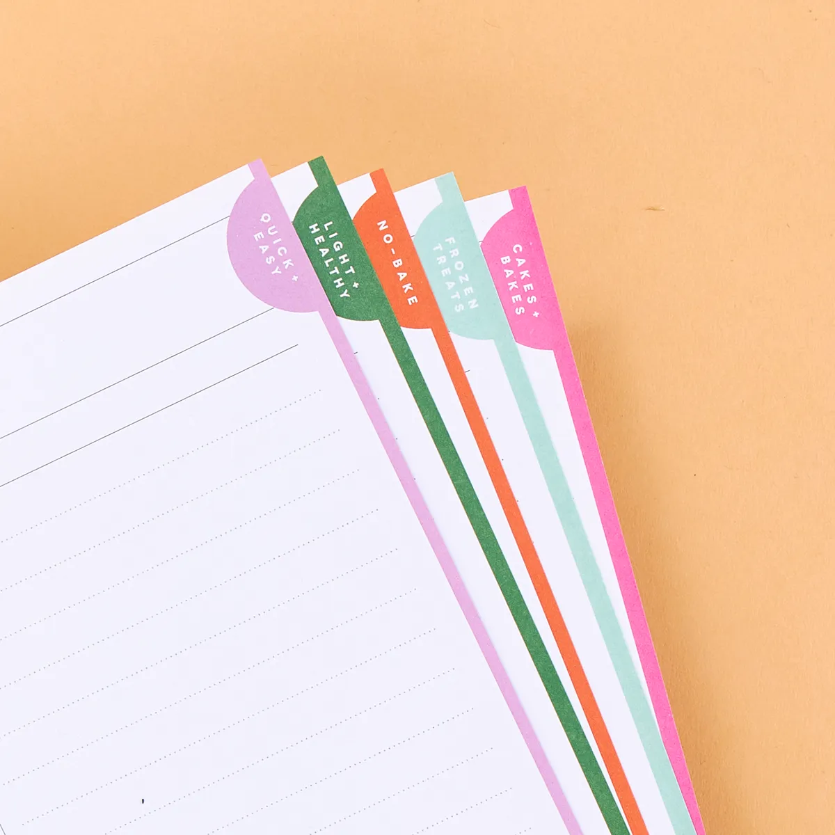 Happy Planner Sweets Baking carnet recettes Classic 80 feuilles
