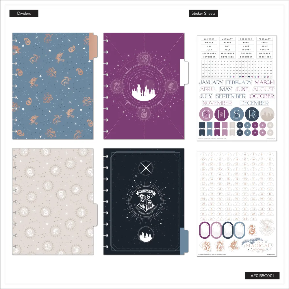 Me & my big ideas Happy Planner Harry Potter extension 4 mois Classic