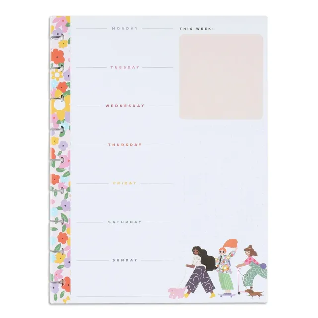 Happy Planner Groovin Movin Classic bloc-notes 100 feuilles