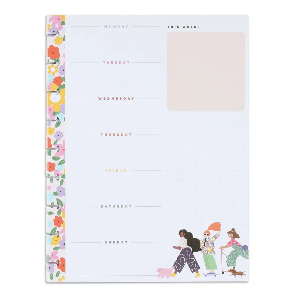 Happy Planner Groovin Movin Classic bloc-notes 100 feuilles