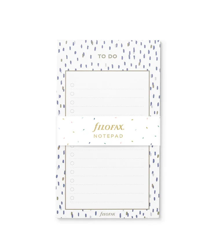 Filofax Indigo bloc-notes To Do Personal papier épais