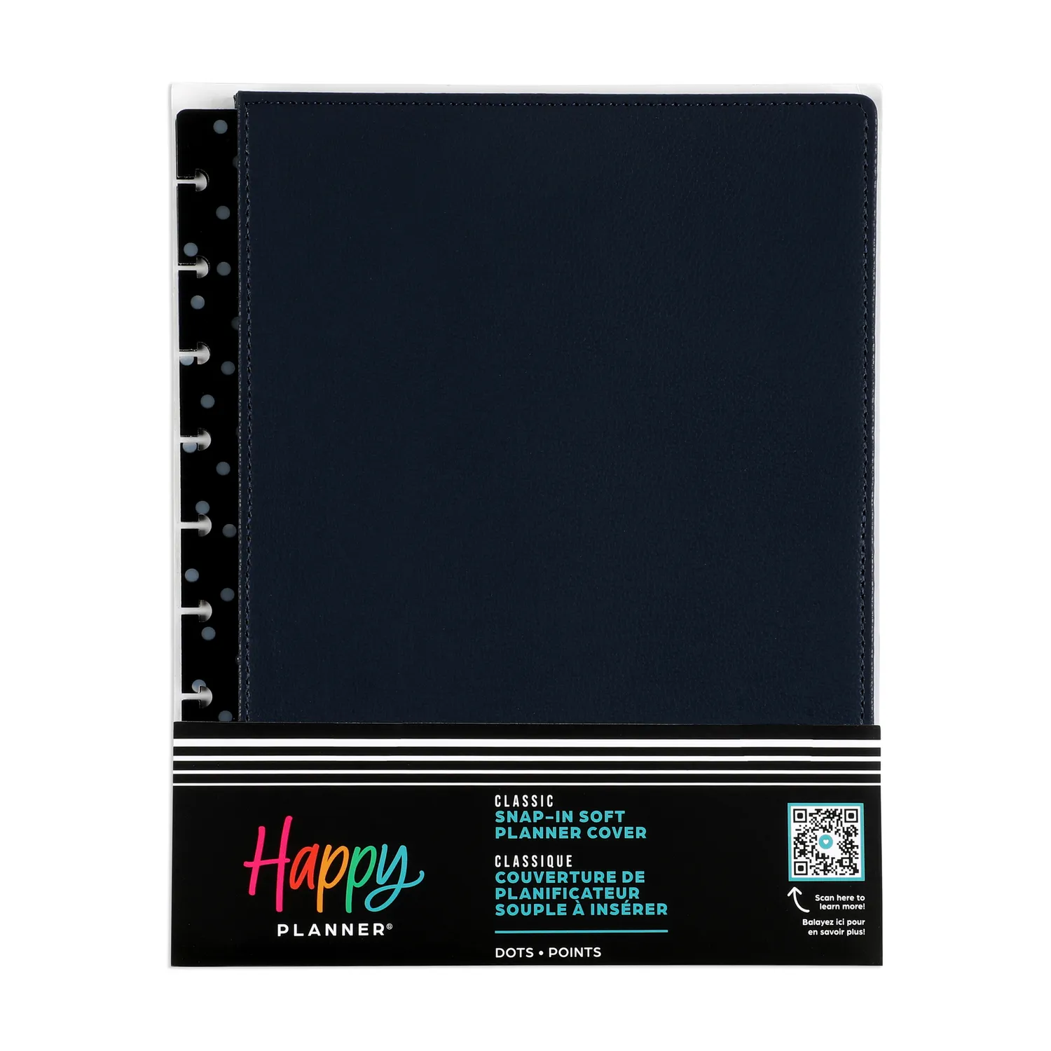 Me & My Big Ideas Navy Blue Dots couverture agenda Classic simili