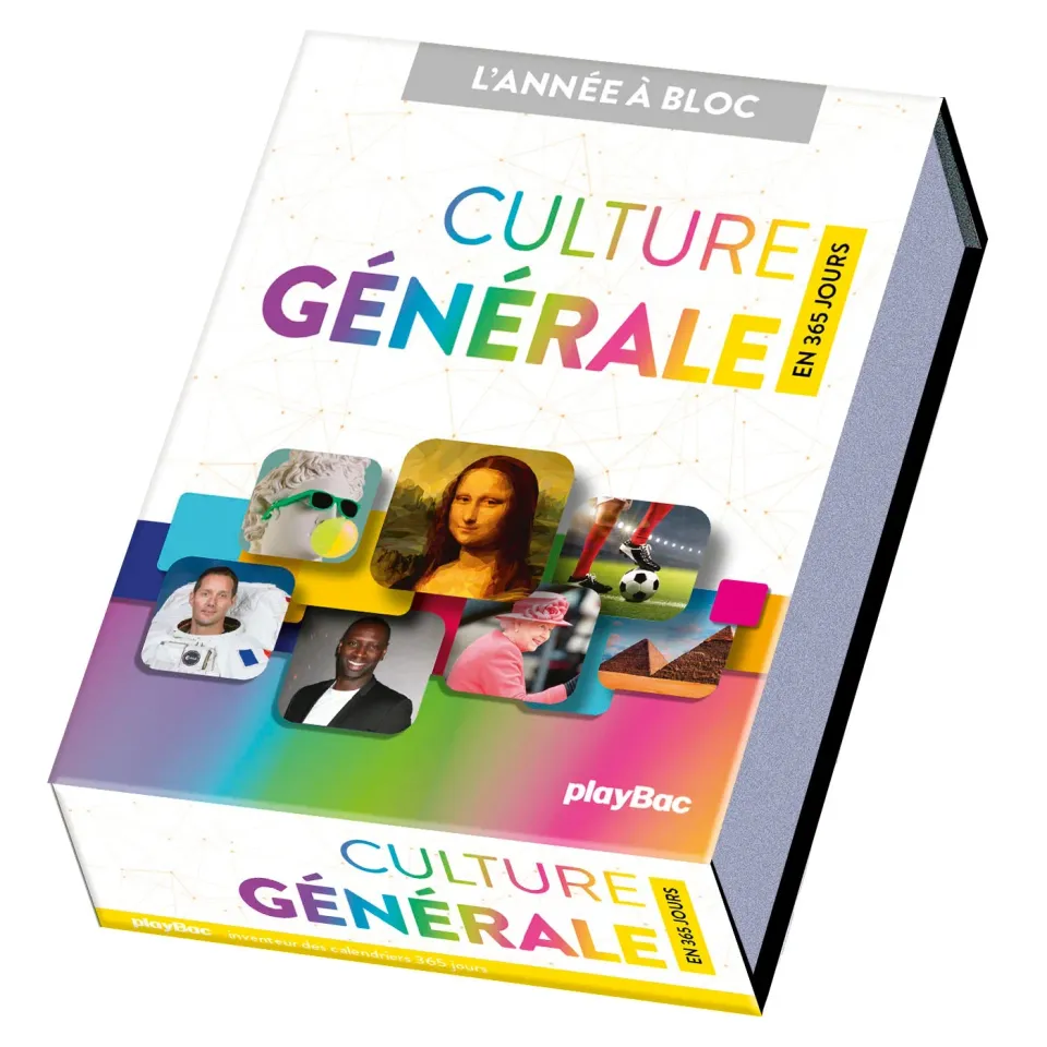 Frigobloc 365 jours Culture générale calendrier à bloc