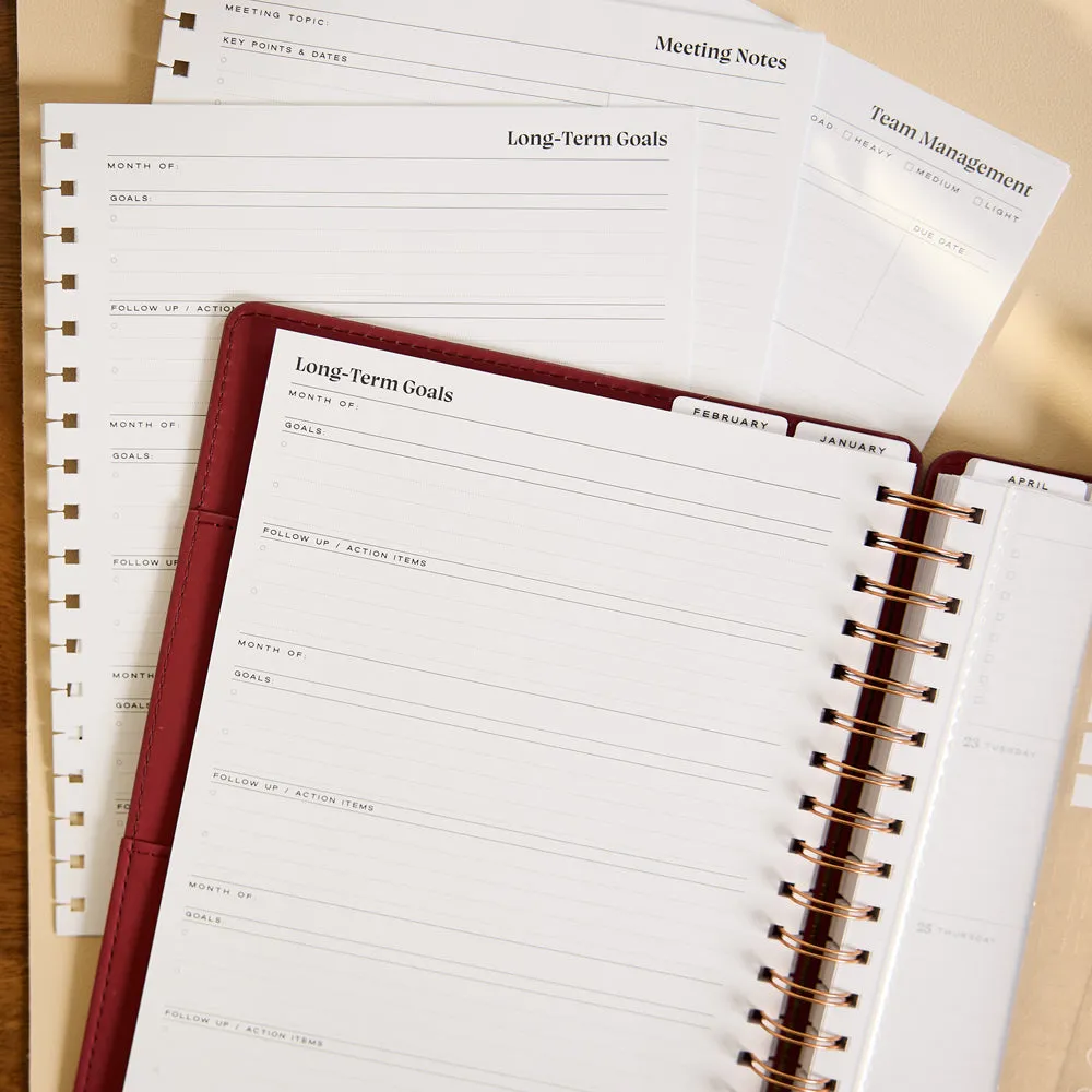 Happy Planner Citrine Work & Life extension spirale Classic 40 pages