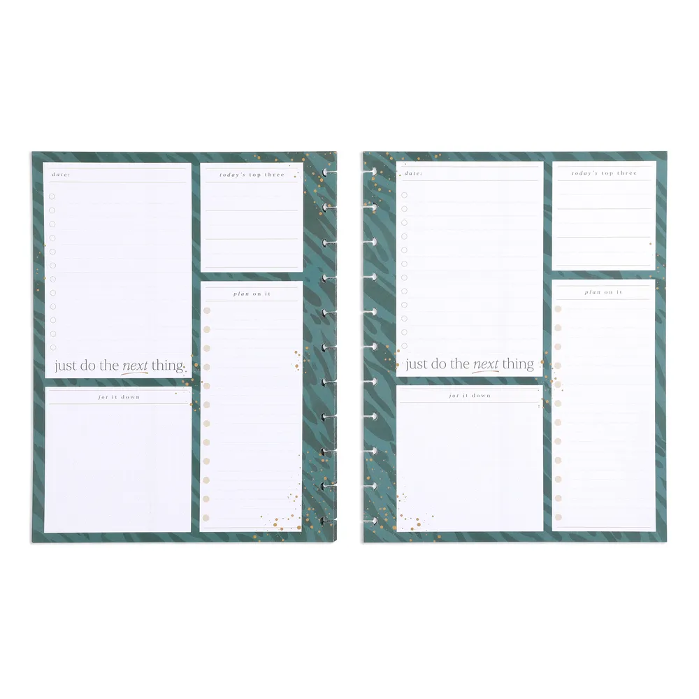 Happy Planner Gone Wild papier recharge Big 40 feuilles ligné