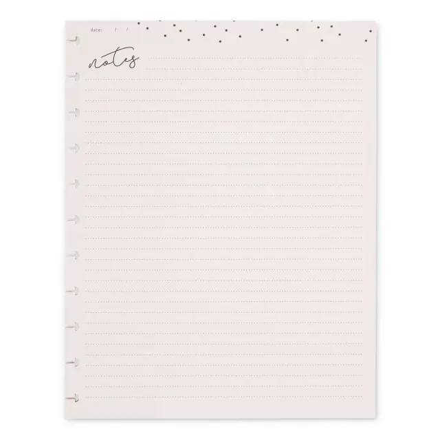 Happy Planner Everyday Neutrals Big recharge papier 40 feuilles 4 designs