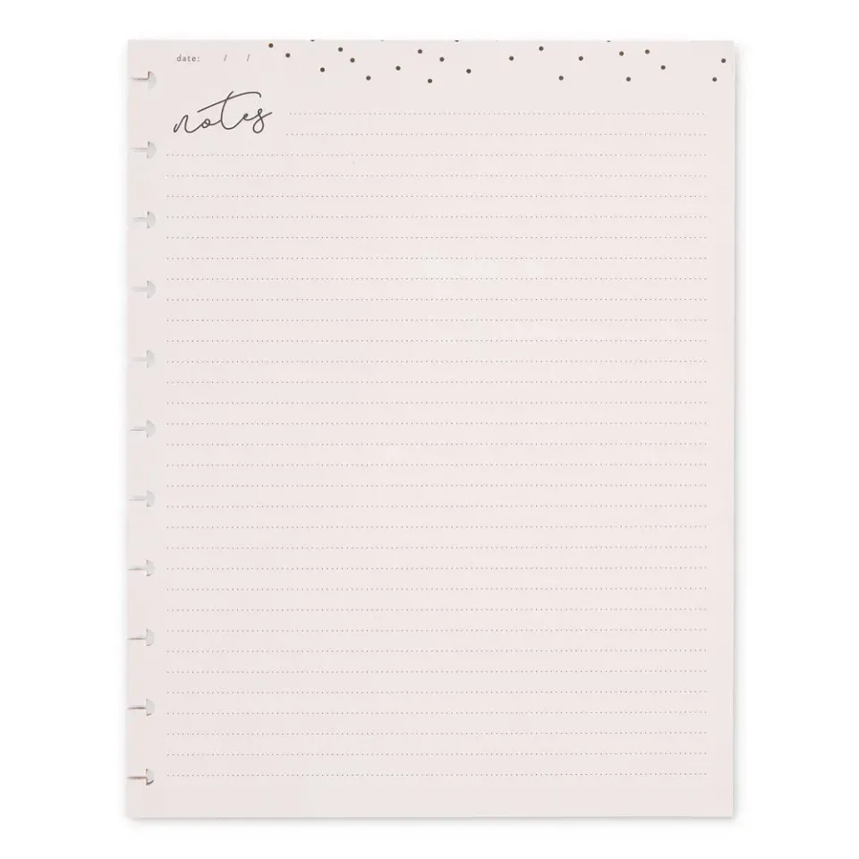 Happy Planner Everyday Neutrals Big recharge papier 40 feuilles 4 designs