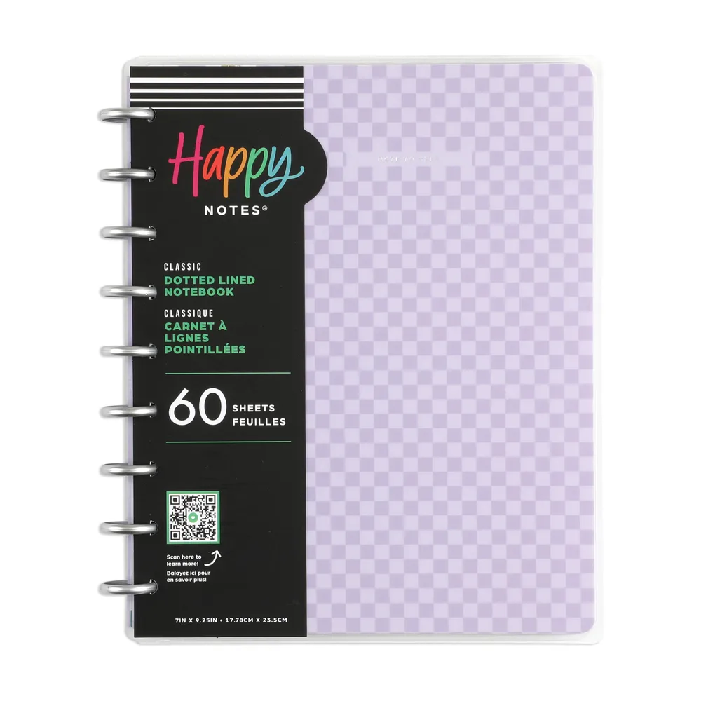 Happy Planner Life Is Sweet carnet classic 60 feuilles ligné pointillé