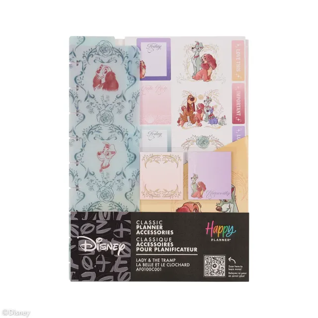 Happy Planner La Belle et Clochard pack accessoires Classic