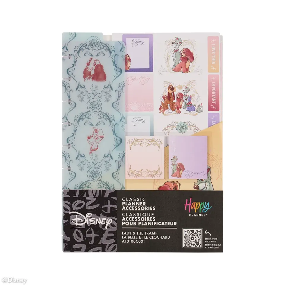 Happy Planner La Belle et Clochard pack accessoires Classic