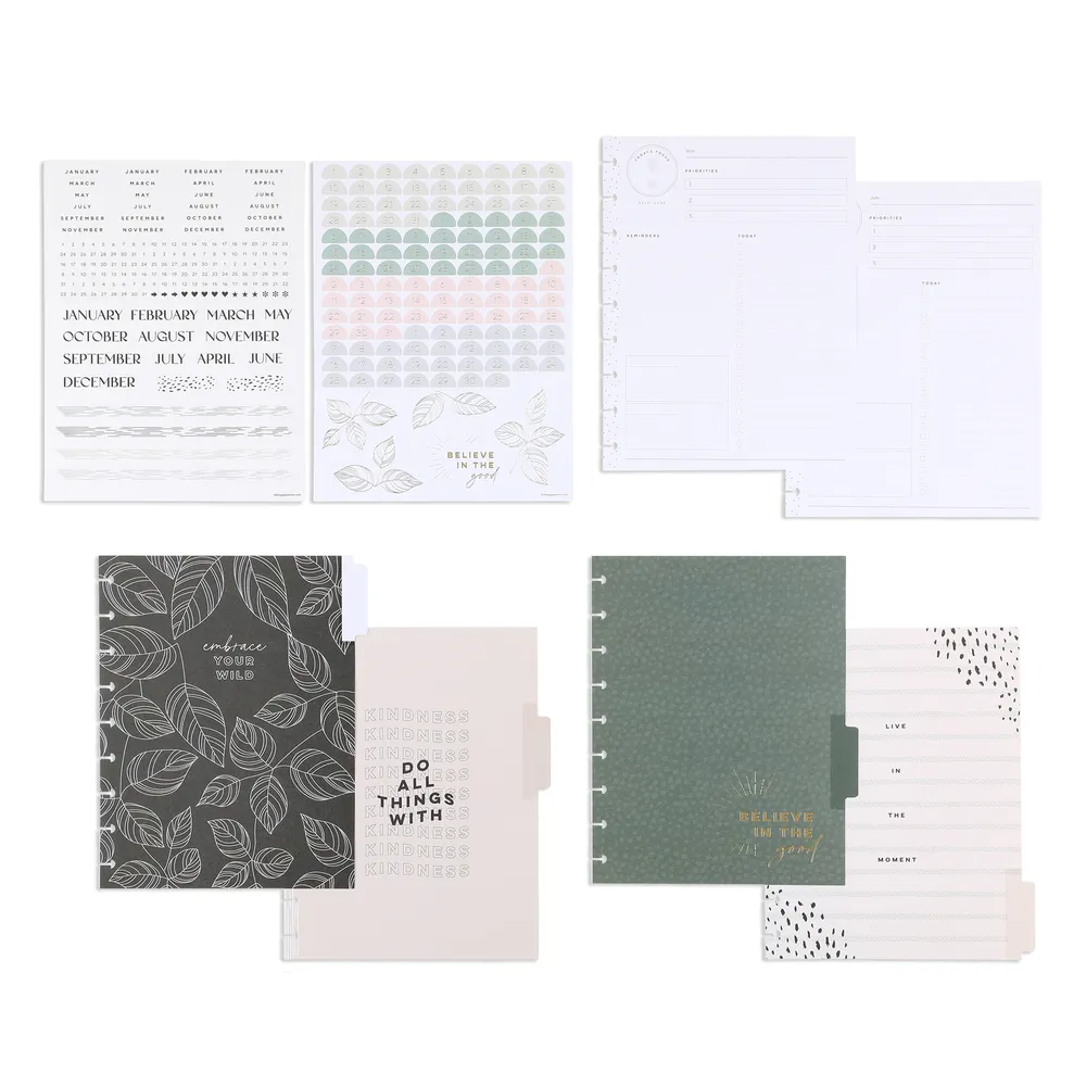 Happy Planner Embrace Your Wild extension journalière classic 4 mois