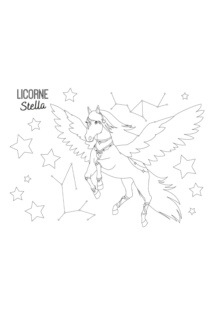 Frigobloc Licornes de rêve Magie des étoiles coffret créatif