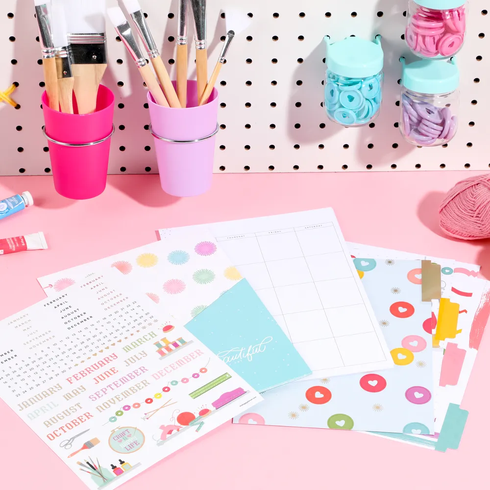 Happy Planner Miss Maker recharge checklist Classic 4 mois couture