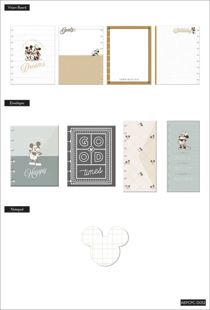 Happy Planner Disney Farmhouse kit compagnon classic Mickey Minnie