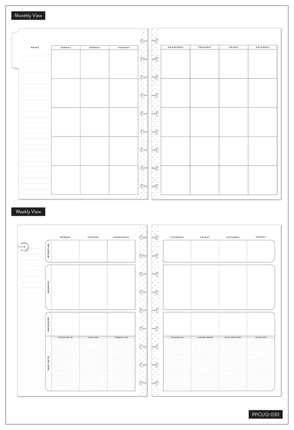 Happy Planner Let Your Heart Wander agenda Classic 12 mois