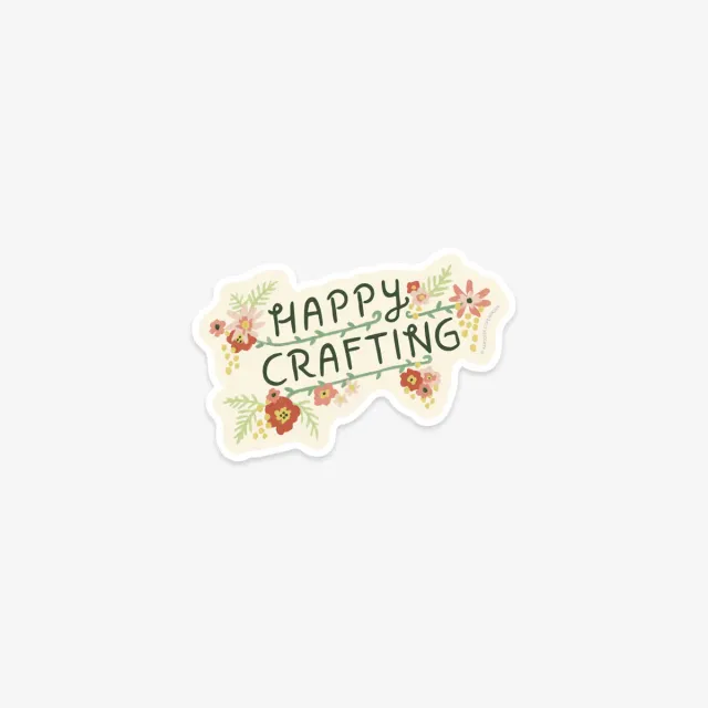 Kartotek Happy Crafting sticker vinyle mat loisirs créatifs