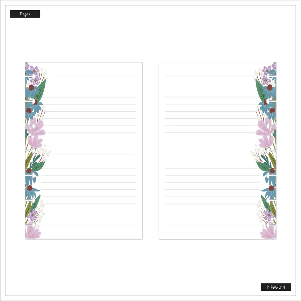 Happy Planner Made to Bloom carnet ligné mini floral