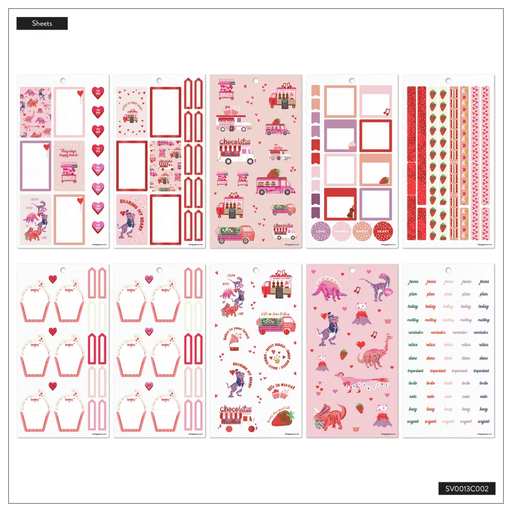 Happy Planner Winter Whimsy stickers classic 30 feuilles hiver