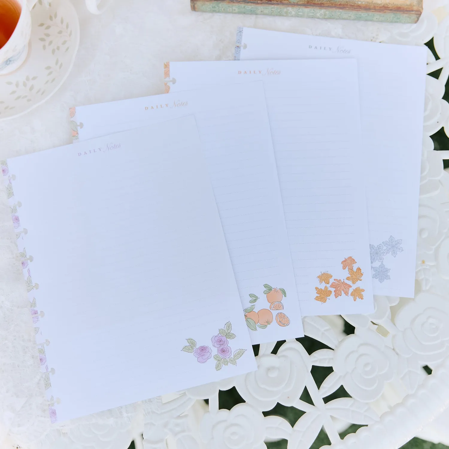 Happy Planner Seasonal Sidewalks papier recharge 40 feuilles