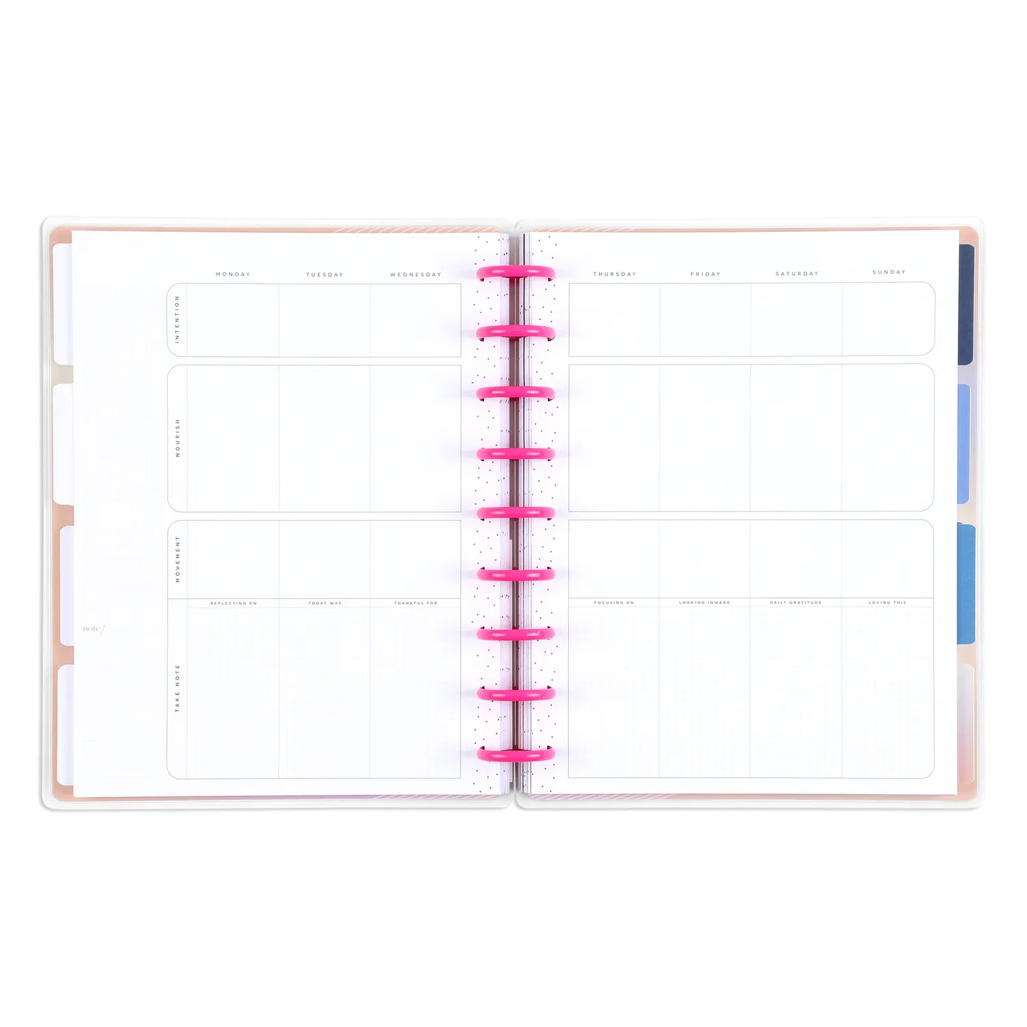 Happy Planner New Aura Classic agenda bien-être 12 mois