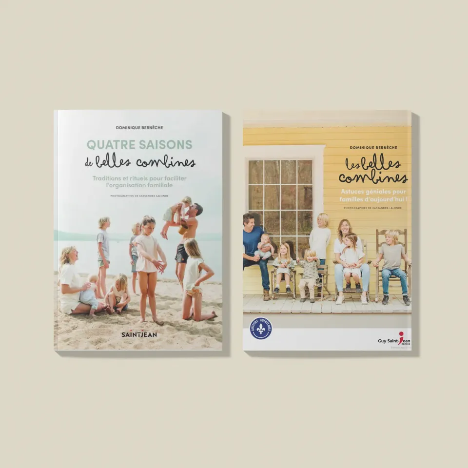 Les Belles Combines Combo Livres organisation coffret 2 livres famille