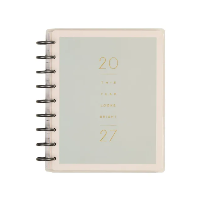 Happy Planner Hushed Hues 2027 agenda Classic 12 mois stress
