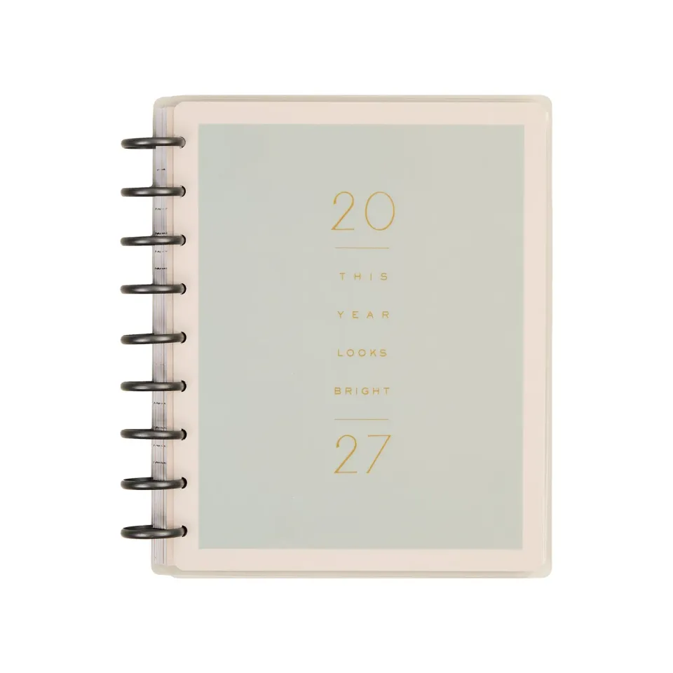Happy Planner Hushed Hues 2027 agenda Classic 12 mois stress