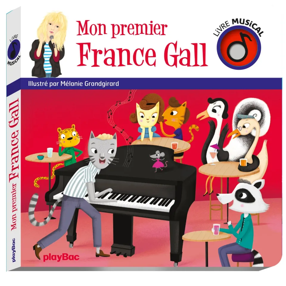 Mon premier France Gall livre musical bébé 5 chansons