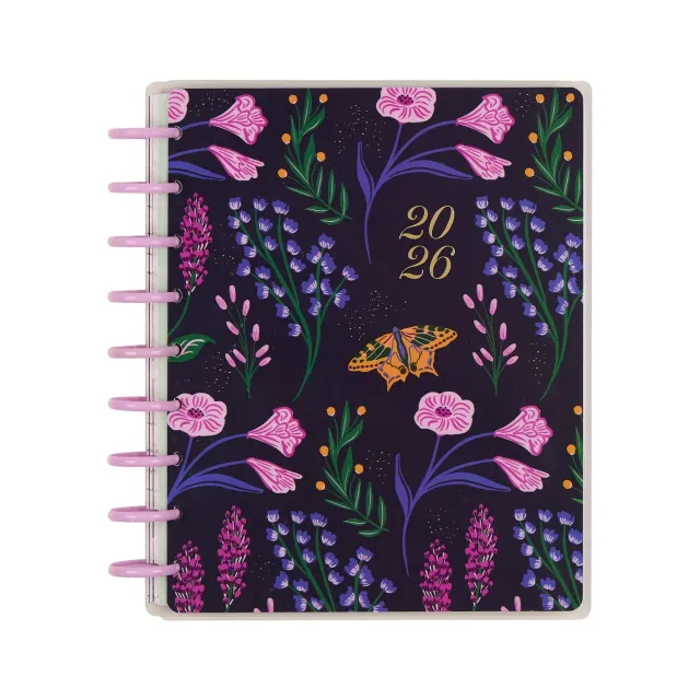 Happy Planner Butterfly Botanics 2026 agenda Classic color block