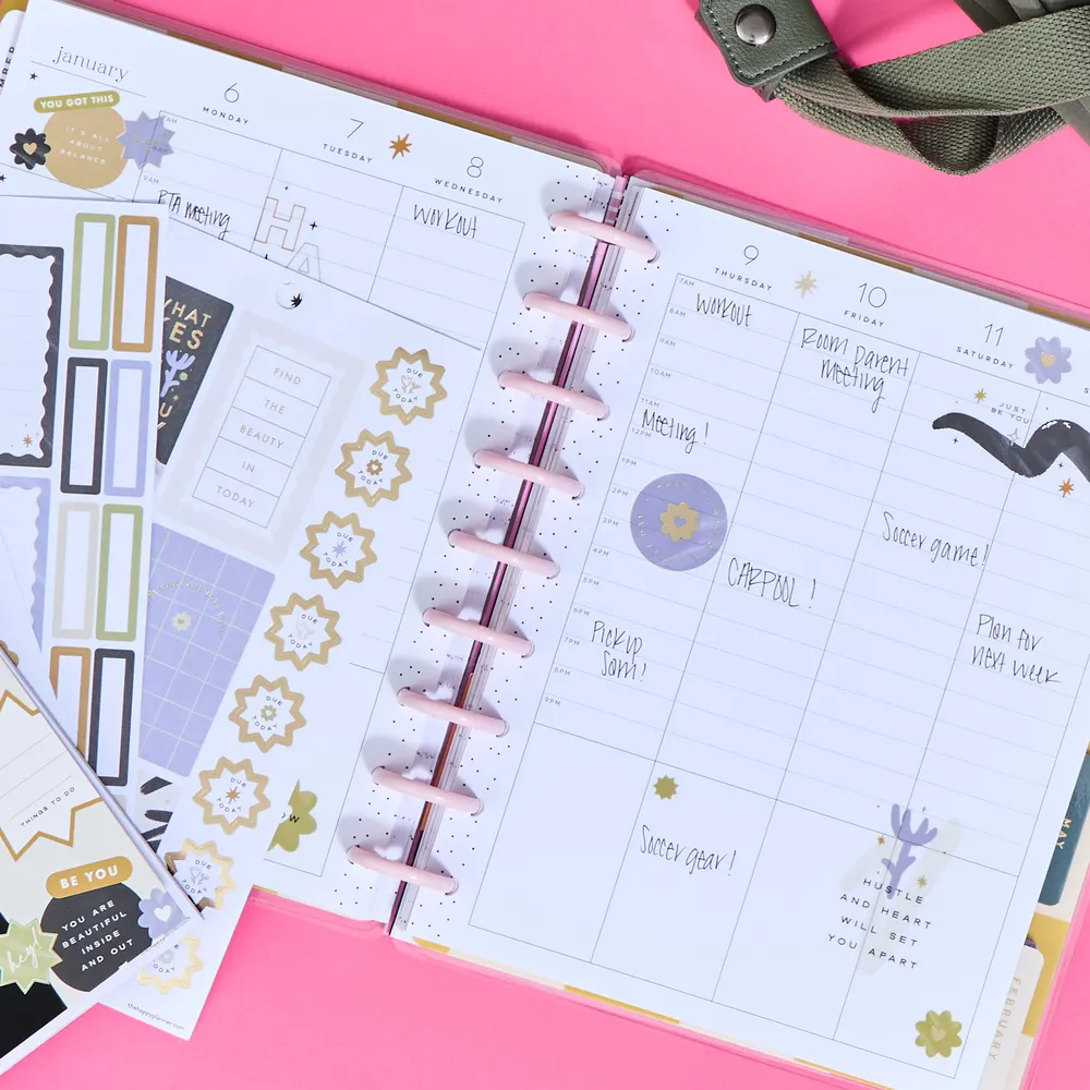 Happy Planner Quirky Plans Student stickers 641 autocollants