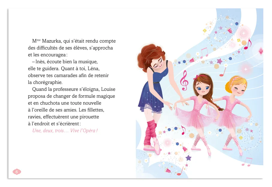 Frigobloc Une deux trois Danseuses Tome 9 Grand Spectacle roman danse