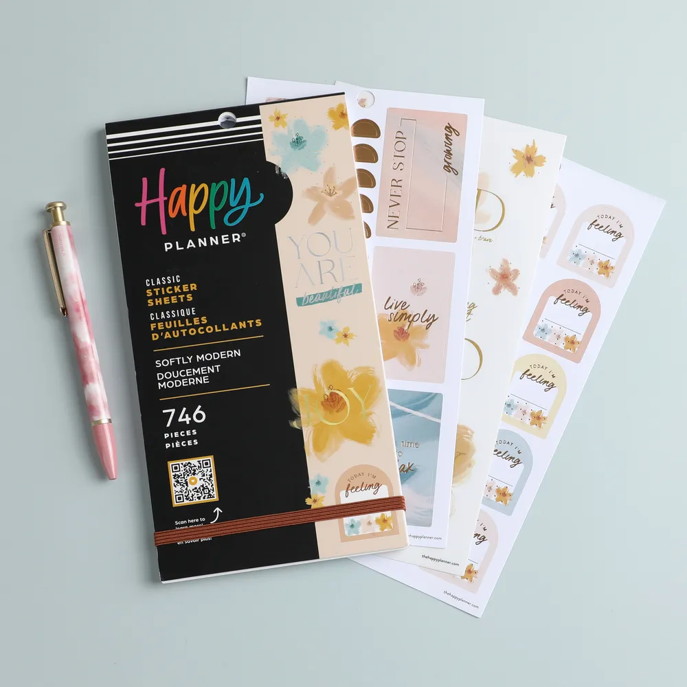 Happy Planner Softly Modern stickers value pack 746