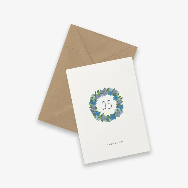 Kartotek Anniversary Wreath 25 carte noces d’argent