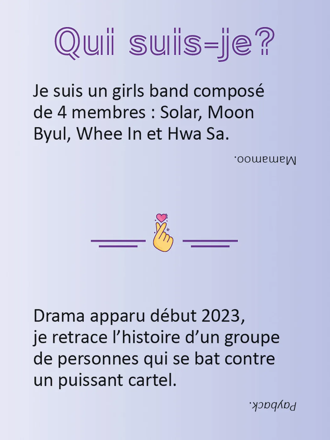 La boîte quiz K-POP jeu 300 questions groupes défis