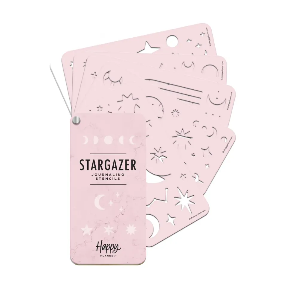 Happy Planner Stargazer pochoirs agenda 5 feuilles ciel