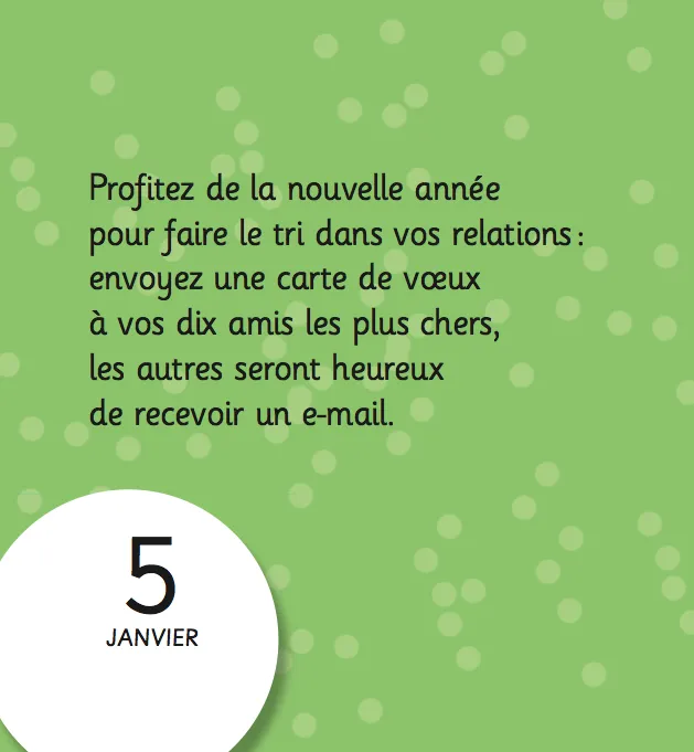 Frigobloc 365 Idées positives mini calendrier positif