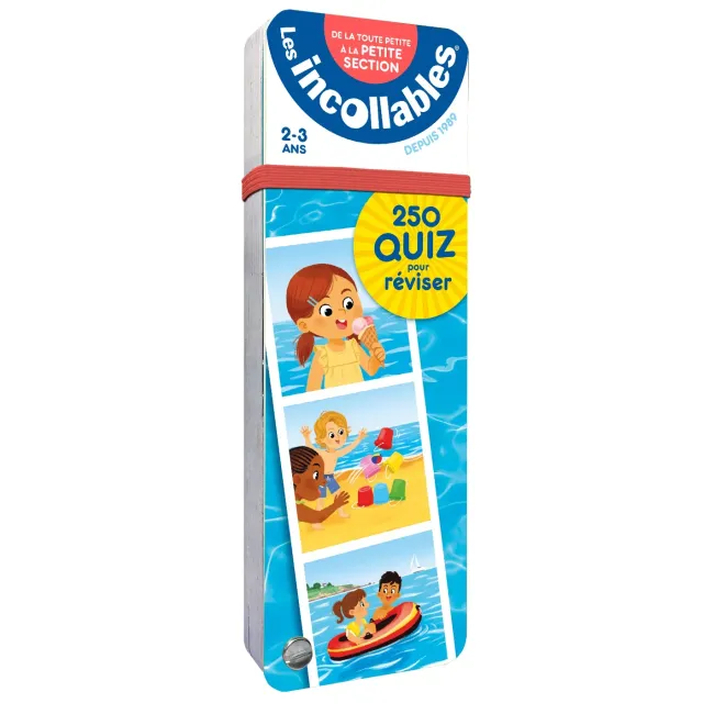 Frigobloc Incollables 250 quiz petite section éventail vacances