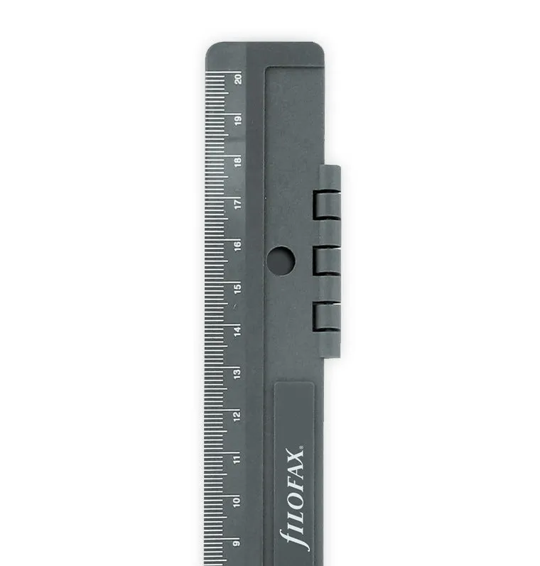 Filofax perforatrice règle A5 plastique 2 feuilles