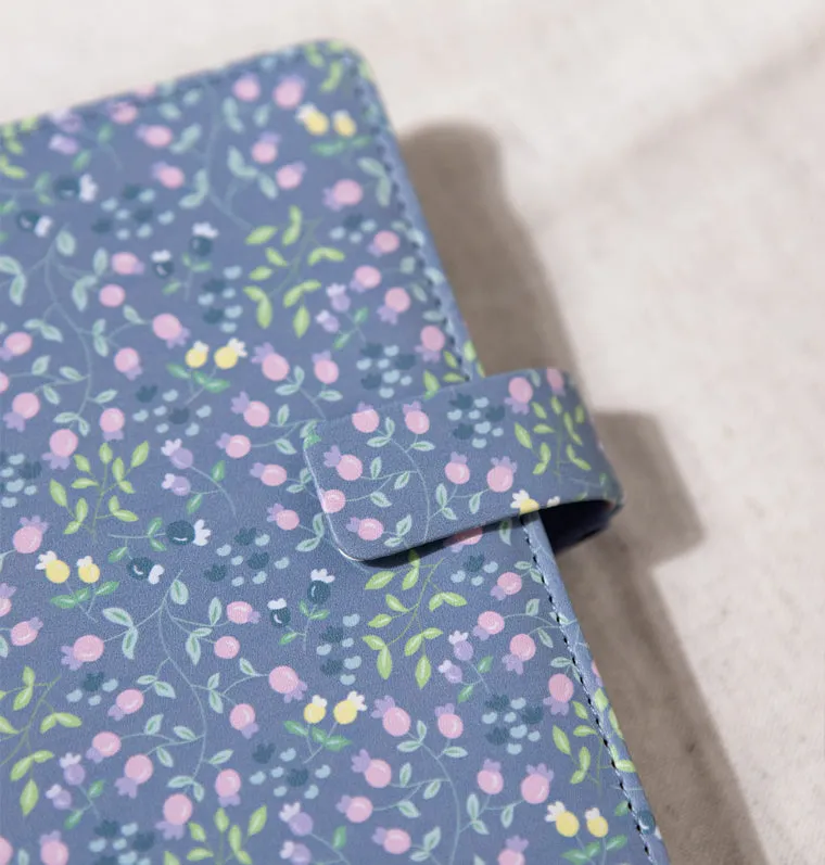 Filofax Meadow A5 organiseur bleu fleuri