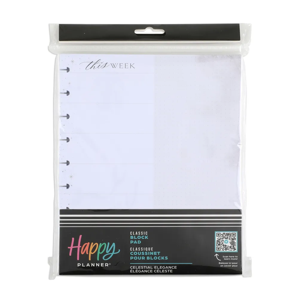 Happy Planner Celestial Elegance bloc-notes Classic 100 feuilles
