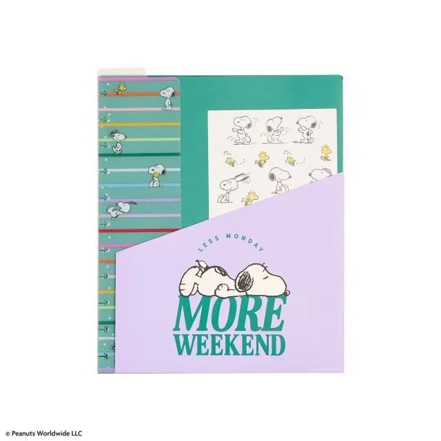 Happy Planner Peanuts Big kit accessoires Snoopy 20 feuilles