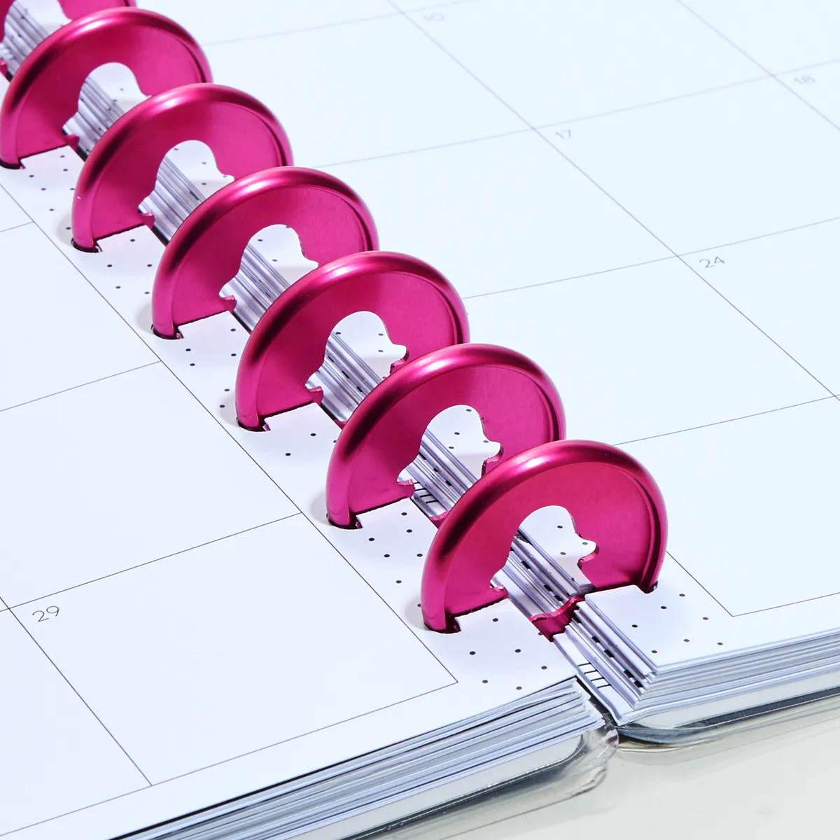 Happy Planner Pink Ghost Cutout disques métal rose medium