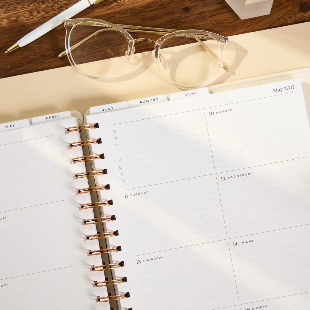 Happy Planner Citrine 2027 agenda spirale Classic pro 12 mois