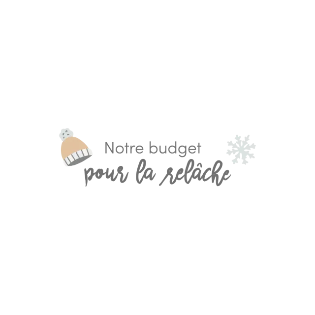 Les Belles Combines Budget relâche fiche famille à imprimer enfants