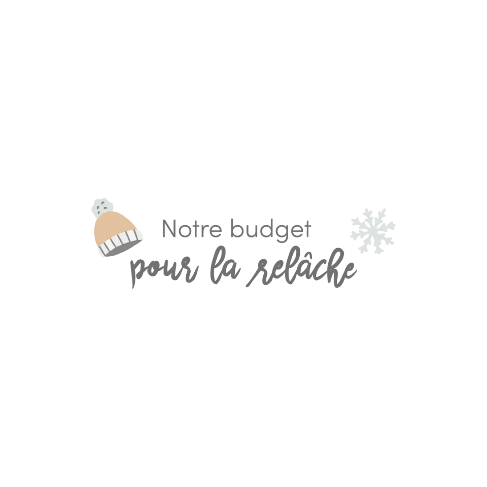 Les Belles Combines Budget relâche fiche famille à imprimer enfants